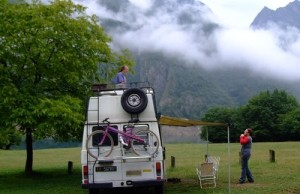 foto camper Archenet sul lago del Mis
